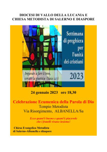 Manifesto congiunto Preghiera Ecumenica 2023