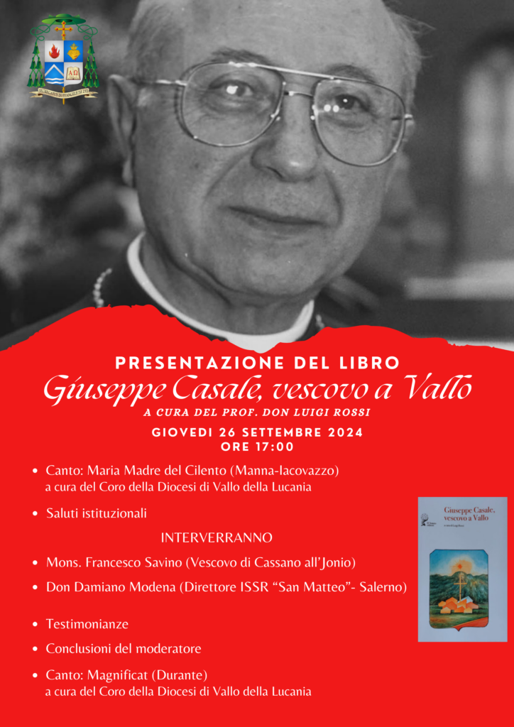Locandina presentazione libro mons. Casale